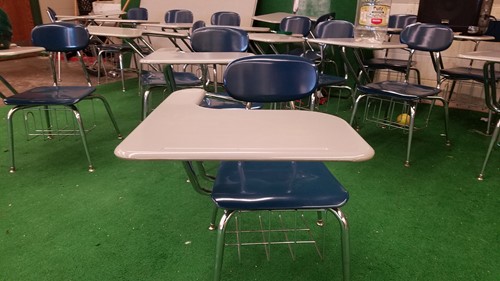 Photos of classroom Desk